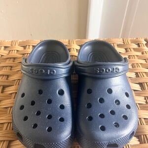 CROCS Junior Size 4 Dark Blue